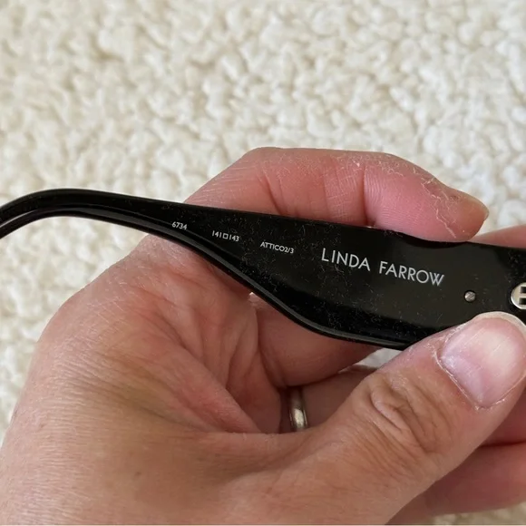 THE ATTICO CARLIJN SHIELD SUNGLASSES IN BLACK - Picture 5 of 6